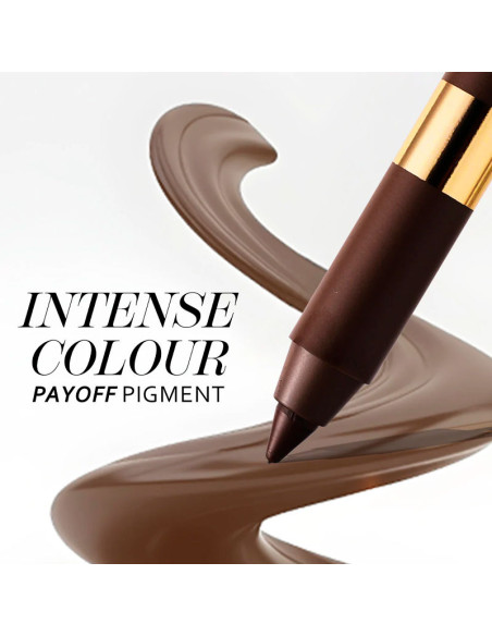 Lápiz Ojos Eyeliner Gel Waterproof Variete Eveline Nº02 Brown