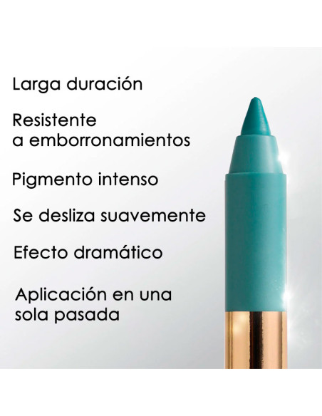 Lápiz Ojos Eyeliner Gel Waterproof Variete Eveline Nº04 Lagoon