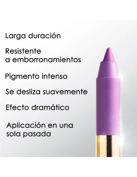 Lápiz Ojos Eyeliner Gel Waterproof Variete Eveline Nº07 Lavander