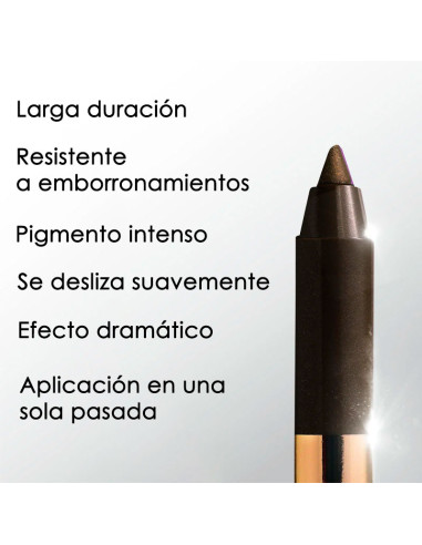 Lápiz Ojos Eyeliner Gel Waterproof Variete Metallic Eveline Nº11 Khaki