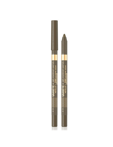 Lápiz Ojos Eyeliner Gel Waterproof Variete Metallic Eveline Nº11 Khaki