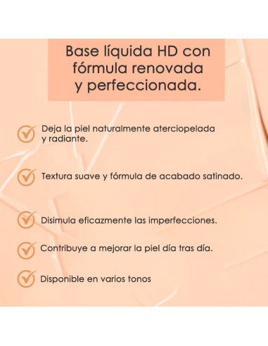 Maquillaje Matificante Liquid Eveline Con Pipeta Nº 40 Beige Calido 32Ml