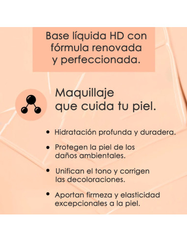 Maquillaje Matificante Liquid Eveline Con Pipeta Nº 40 Beige Calido 32Ml