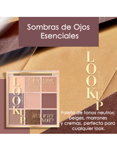 Paleta Sombras Look Up Eveline 9 Colores But Why Not