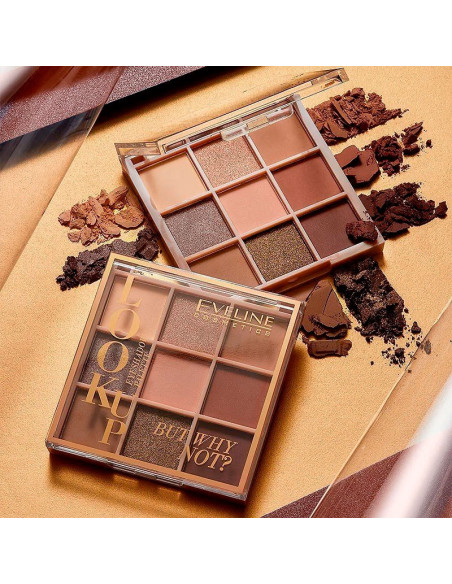 Paleta Sombras Look Up Eveline 9 Colores But Why Not