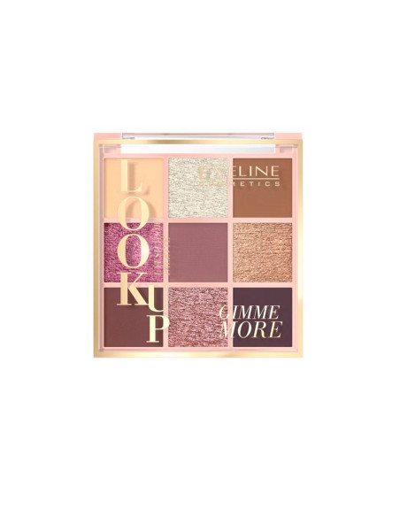 Paleta Sombras Look Up Eveline 9 Colores Gimme More