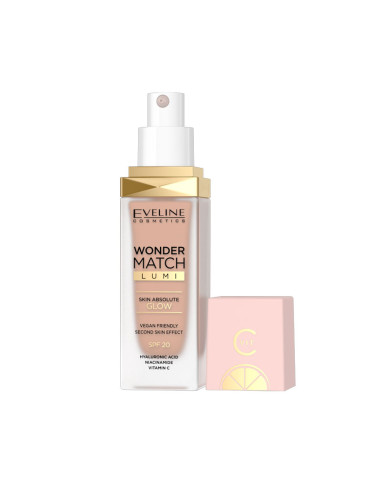 Maquillaje Wonder Match Lumi Eveline Spf20 Nº20 Nude 30Ml