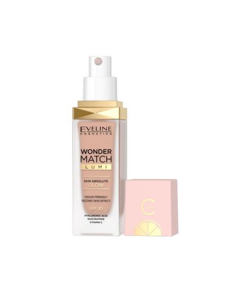 Maquillaje Wonder Match Lumi Eveline Spf20 Nº20 Nude 30Ml