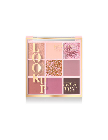 Paleta Sombras Look Up Eveline 9 Colores Lets Try