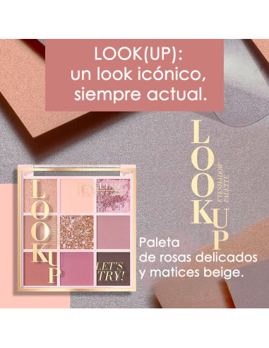 Paleta Sombras Look Up Eveline 9 Colores Lets Try