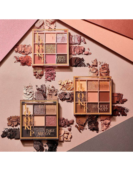Paleta Sombras Look Up Eveline 9 Colores Lets Try