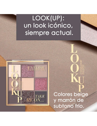 Paleta Sombras Look Up Eveline 9 Colores Take Me On