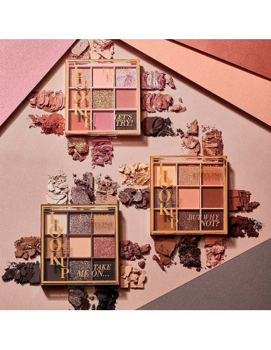 Paleta Sombras Look Up Eveline 9 Colores Take Me On
