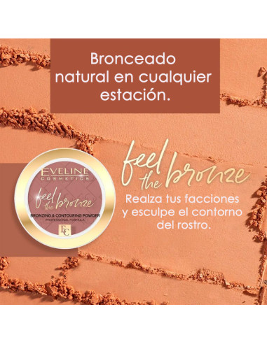 Polvo Bronceador Eveline Feel The Bronze Nº01 Milky Way