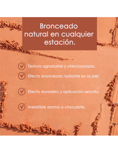 Polvo Bronceador Eveline Feel The Bronze Nº02 Chocolate Cake