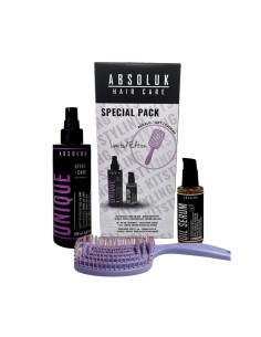 Pack Absoluk Aceite Nutrición +Tratamiento Unique +Cepillo De Regalo