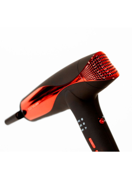 Kit Plancha Corioliss C5 Black Red + Secador Wind Regalo