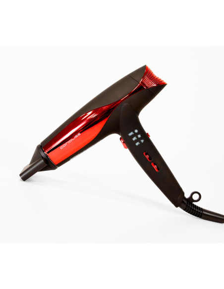 Kit Plancha Corioliss C5 Black Red + Secador Wind Regalo