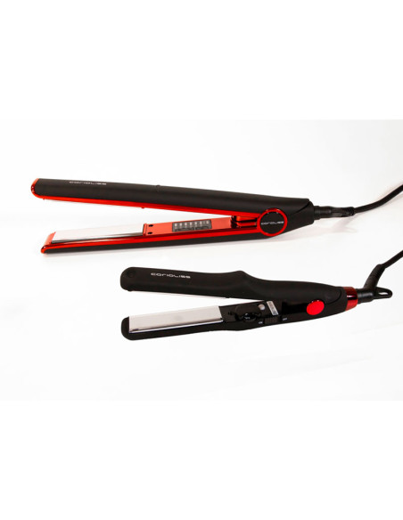 Kit Plancha Corioliss C1 Black Red + Plancha Mini C-Trip Regalo