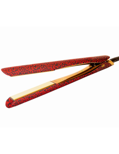 Kit Plancha Corioliss C5 Red Leopard + Secador Wind Regalo