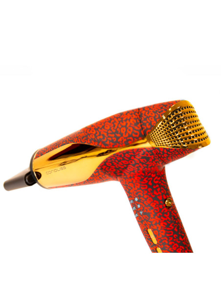 Kit Plancha Corioliss C5 Red Leopard + Secador Wind Regalo
