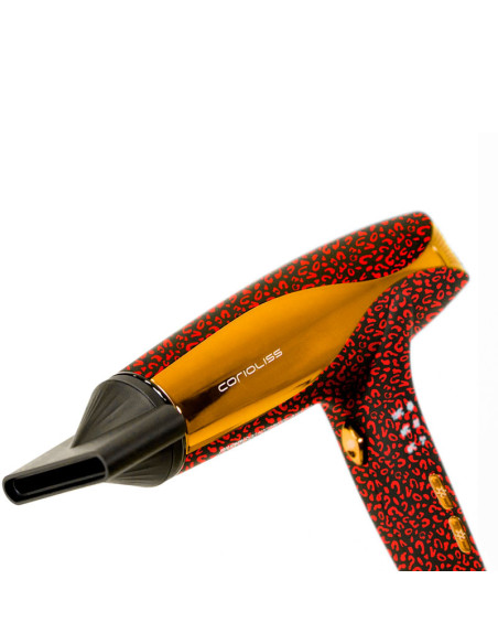 Kit Plancha Corioliss C5 Red Leopard + Secador Wind Regalo