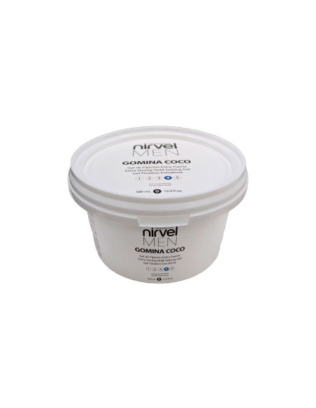Gel Gomina Nirvel Fijador Coco Extra Fuerte 500Ml