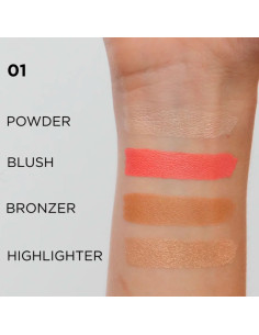Paleta Contouring Eveline Wonder Match Nº1 2