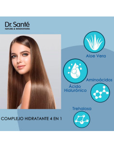 Acondicionador Dr. Santé Sin Aclarado Acido Hialuronico 100ml 2