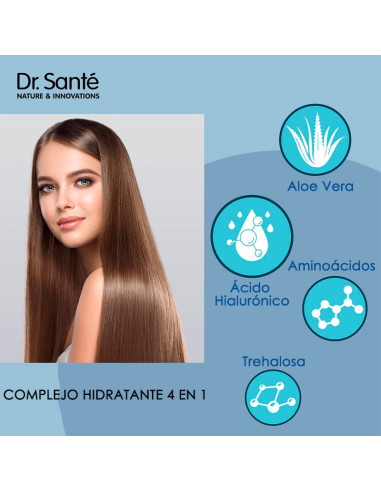 Acondicionador Dr. Santé Sin Aclarado Acido Hialuronico 100ml