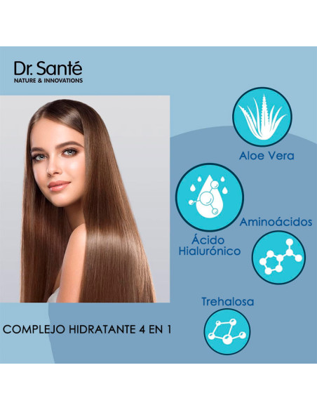 Acondicionador Dr. Santé Sin Aclarado Acido Hialuronico 100ml