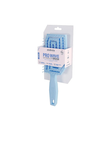 Cepillo Desenredar Sostenible Mini Andreia Pro Wave Azul