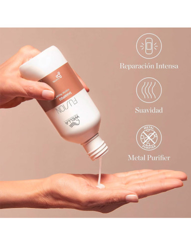 Pack Wella Dañados Fusion Champú+Mascarilla+Aceite