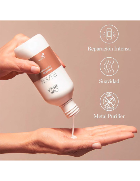 Pack Wella Dañados Fusion Champú+Mascarilla+Aceite