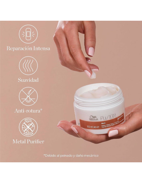 Pack Wella Dañados Fusion Champú+Mascarilla+Aceite