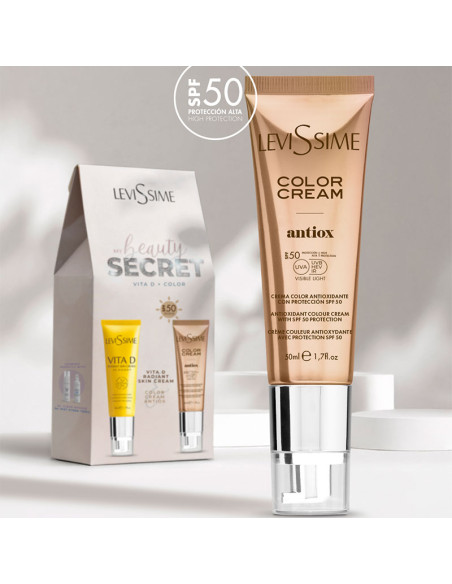 Pack Levissime Crema Vita D Radiant Skin + Color Cream Antiox