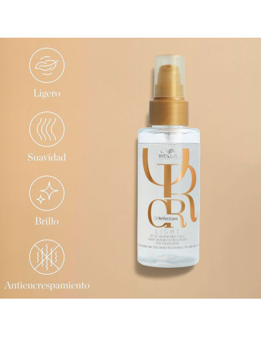 Aceite Wella Brillo Oil Reflections Light Cabello Fino 100Ml