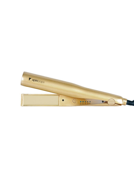 Plancha Curvada 2 En 1 Spinloops Perfect Beauty