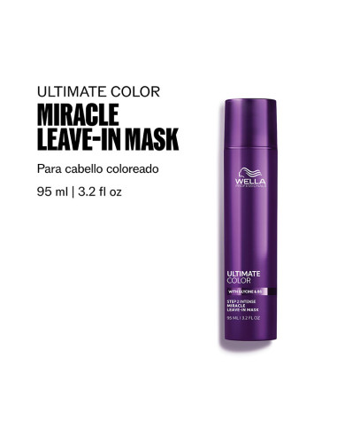 Mascarilla Sin Aclarado Wella Miracle Ultimate Color 95Ml