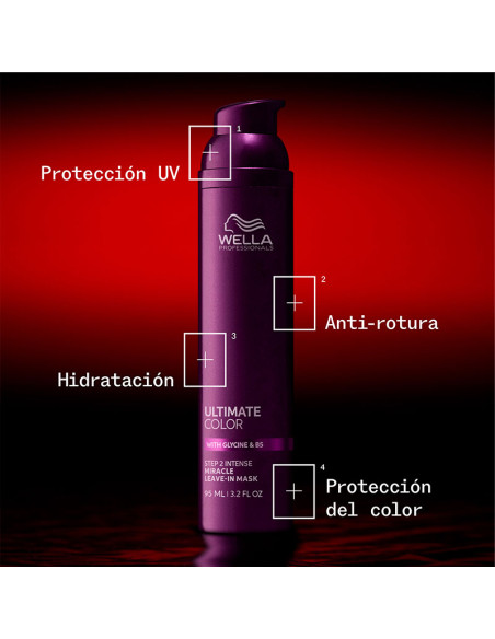 Mascarilla Sin Aclarado Wella Miracle Ultimate Color 95Ml