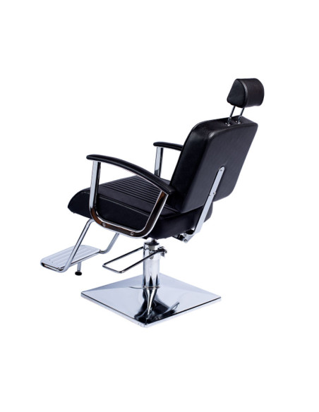 Sillon Caballero Reclinable Negro Zinnia Pie Cuadrado