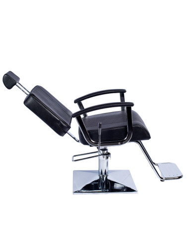 Sillon Caballero Reclinable Negro Zinnia Pie Cuadrado
