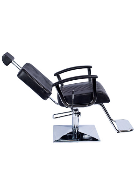 Sillon Caballero Reclinable Negro Zinnia Pie Cuadrado
