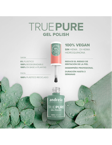 Esmalte Semipermanente Vegano Andreia True Pure Sin Hema TE2