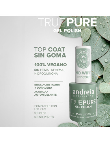 Top Coat Esmalte Semipermanente Vegano Andreia True Pure