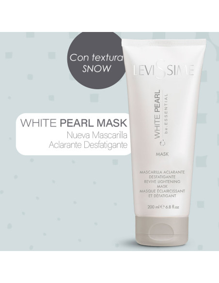 Mascarilla Aclarante Levissime White Pearl Be.Essential Mask 200Ml
