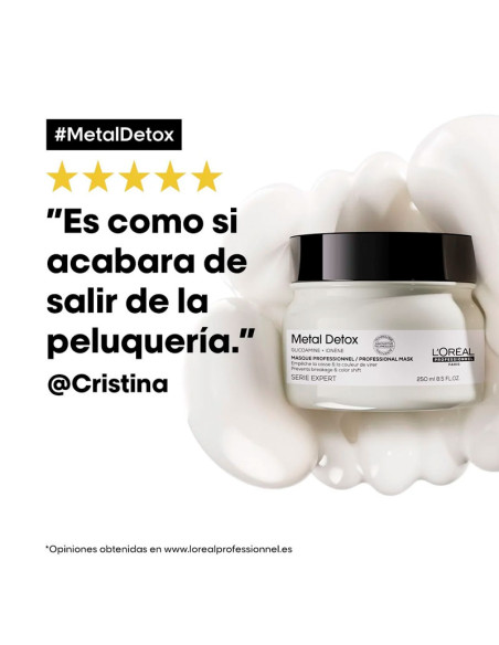 Mascarilla Loreal Expert Metal Detox 500Ml