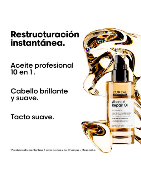 Aceite 10 En 1 Loreal Expert Absolut Repair 90Ml