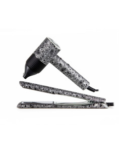 Kit Plancha Corioliss C5 Silver Paisley + Secador Apolo Regalo