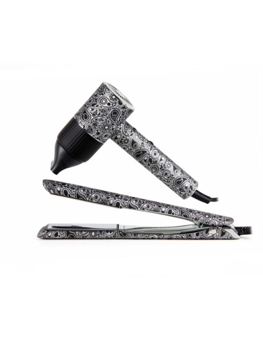 Kit Plancha Corioliss C5 Silver Paisley + Secador Apolo Regalo